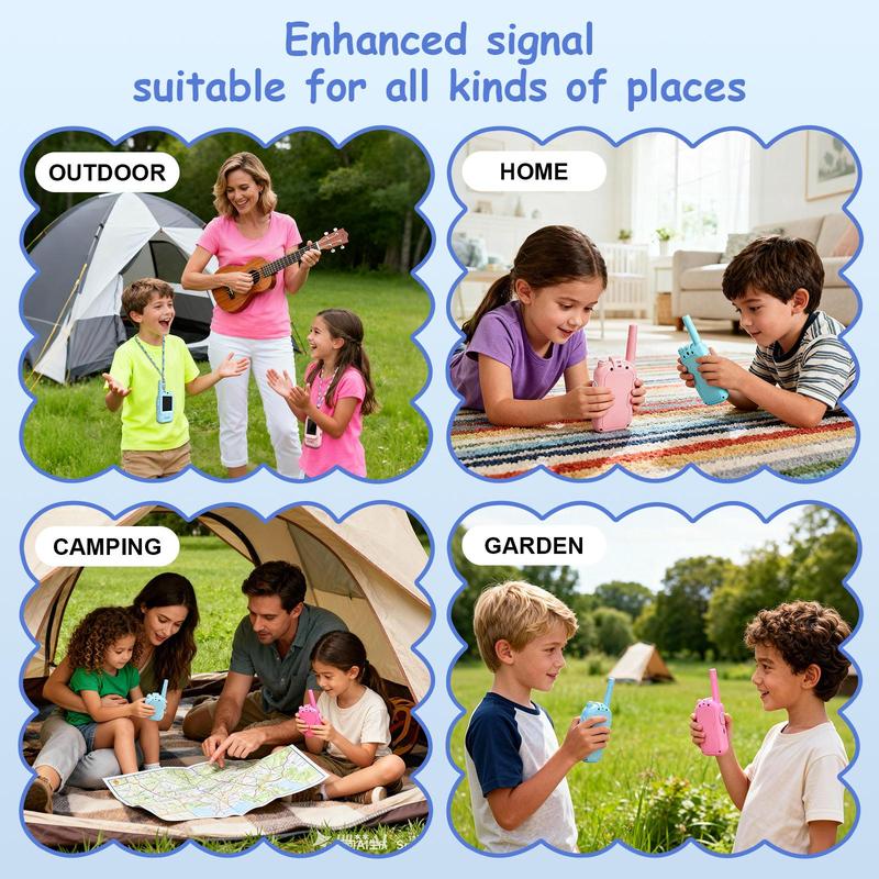 Torevda VisionTalk Duo – Rechargeable Video Walkie Talkies (2-Pack)